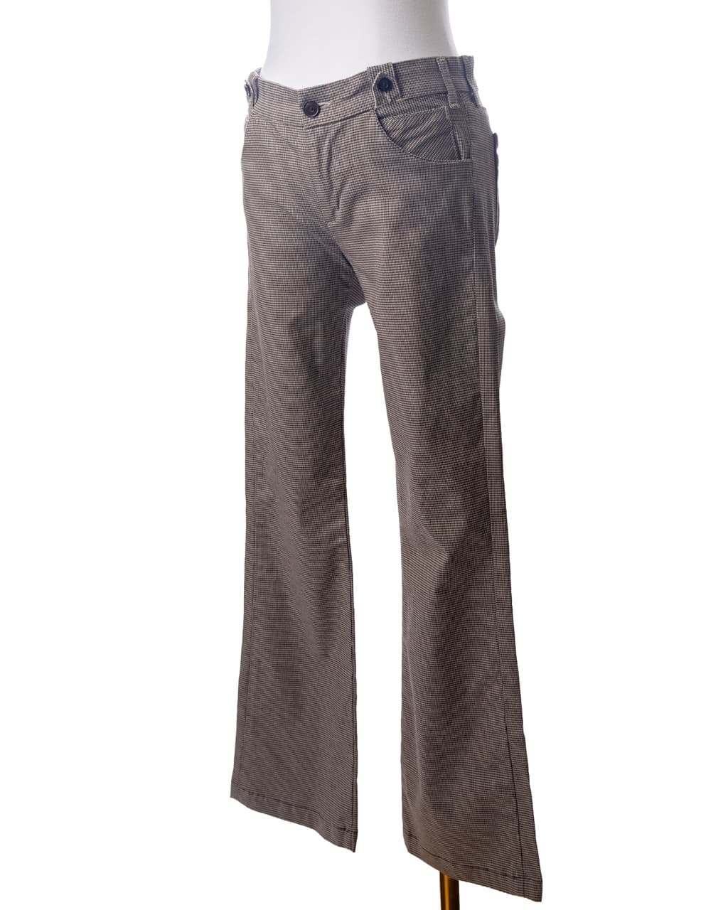 Citizens of Humanity Houndstooth Wide-Leg Trouser Jeans