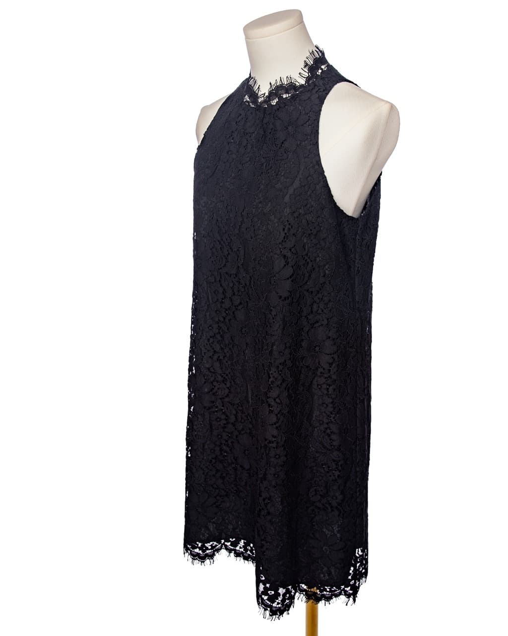 Joie Black Lace Halter Shift Dress