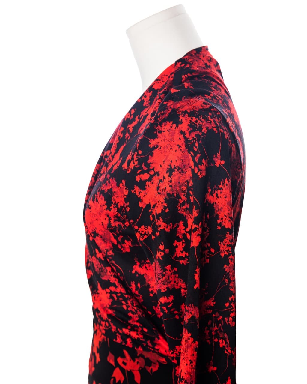Diane von Furstenberg 100% Silk Floral Wrap Dress