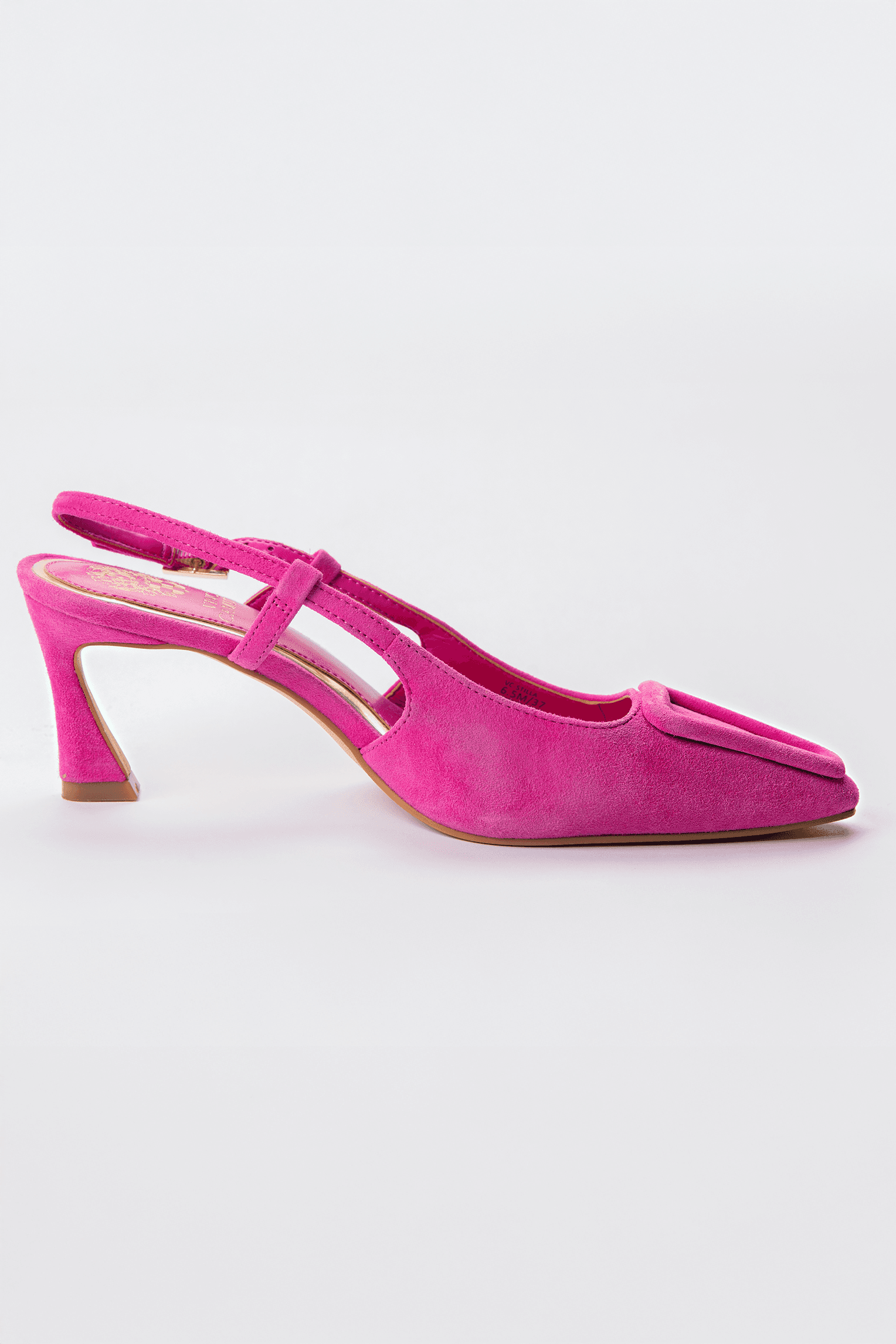 Vince Camuto Hot Pink Suede Slingback Heels