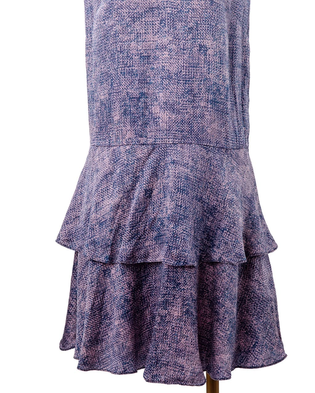 Rebecca Taylor Silk Ruffle Hem Print Dress
