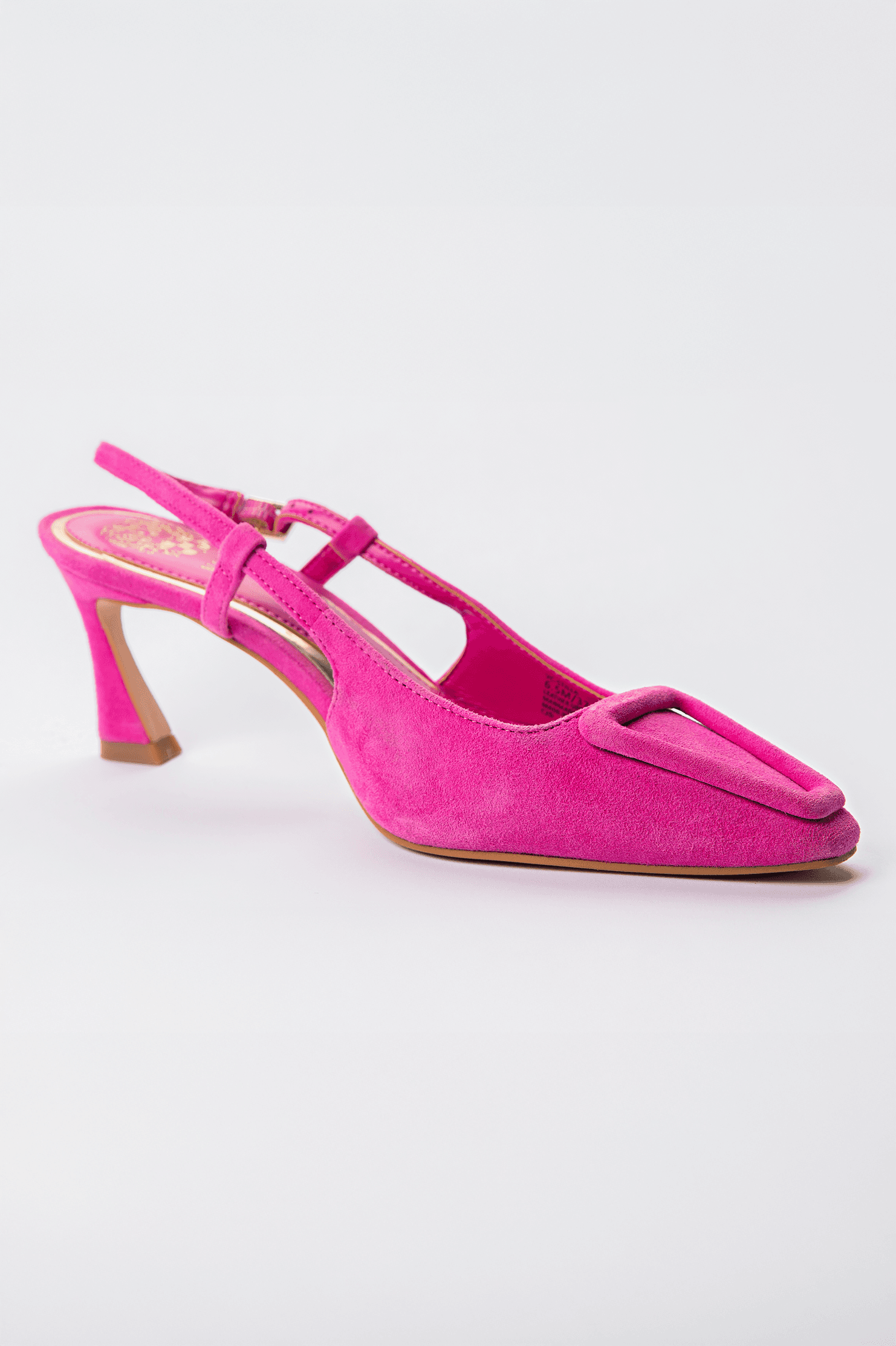 Vince Camuto Hot Pink Suede Slingback Heels