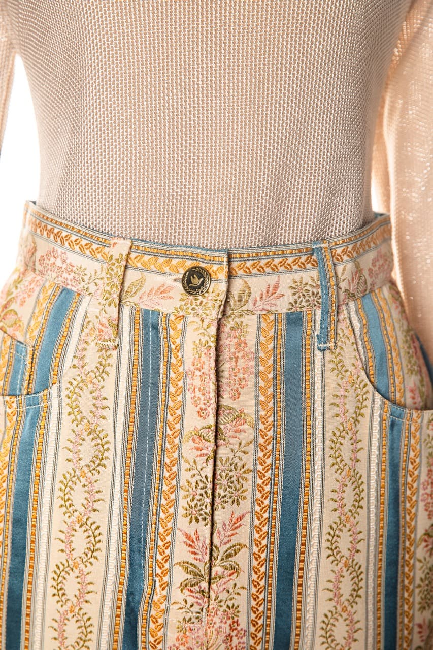 Moschino Italian Tapestry Skirt