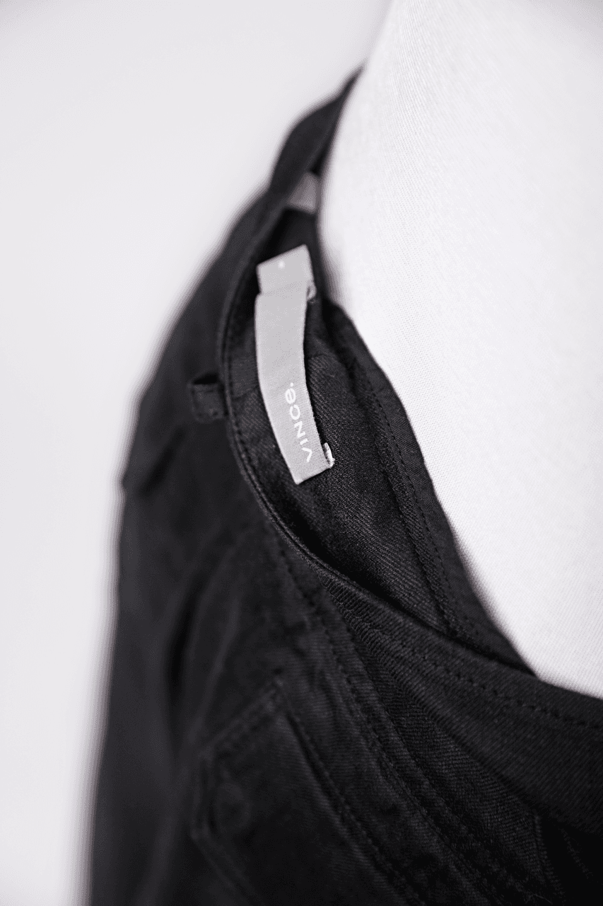 Vince Black Linen-Blend Utility Cargo Pants