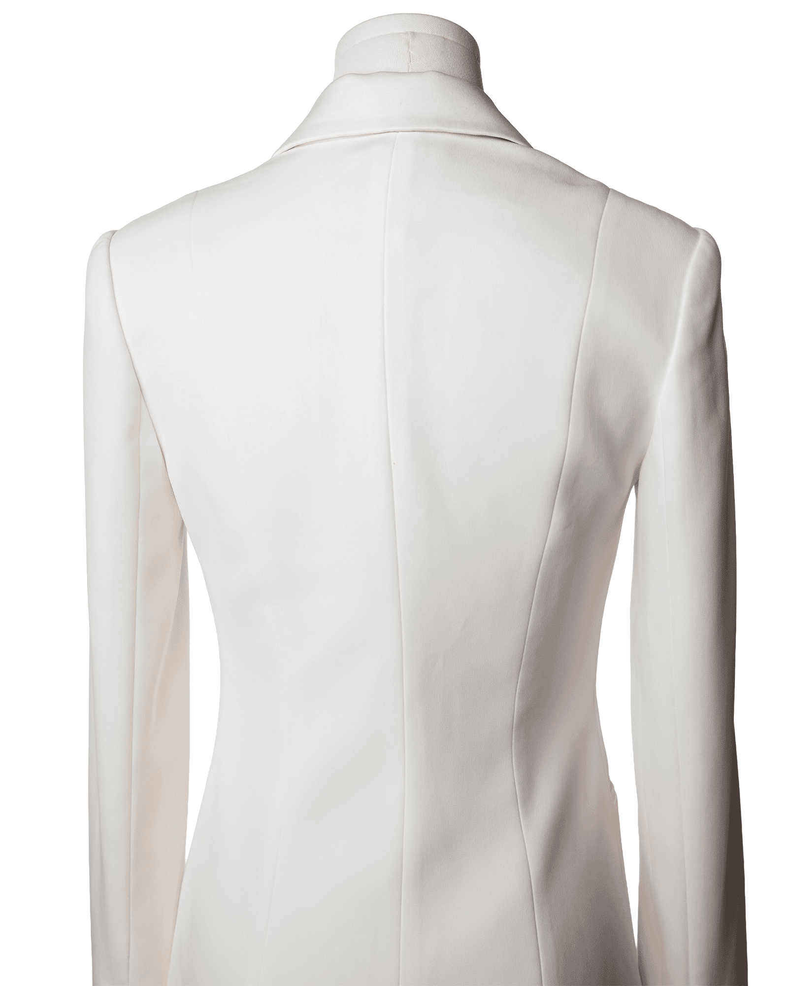 Jay Godfrey Ivory Sequin Shawl Collar Blazer Dress