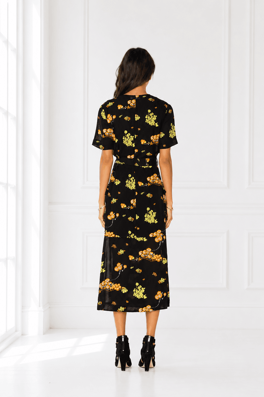 A.L.C. Stephanie Floral Wrap Dress
