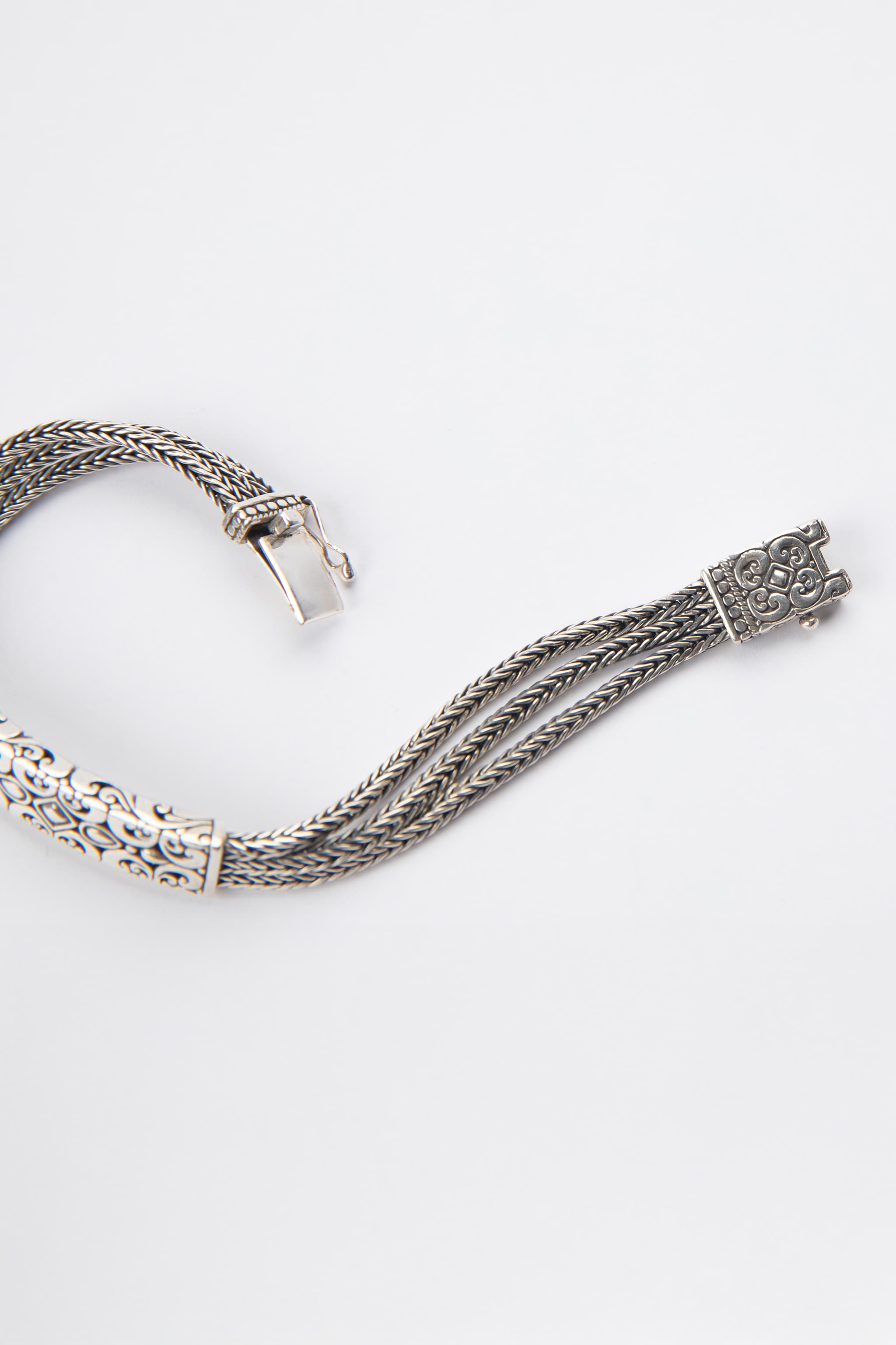 Balinese Sterling Silver Multi-Strand Bracelet