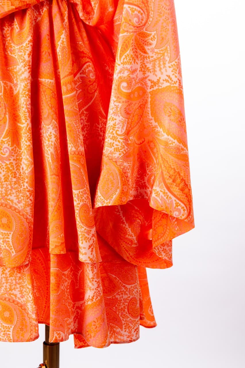 Zadig & Voltaire NWT Silk Paisley Mini Dress