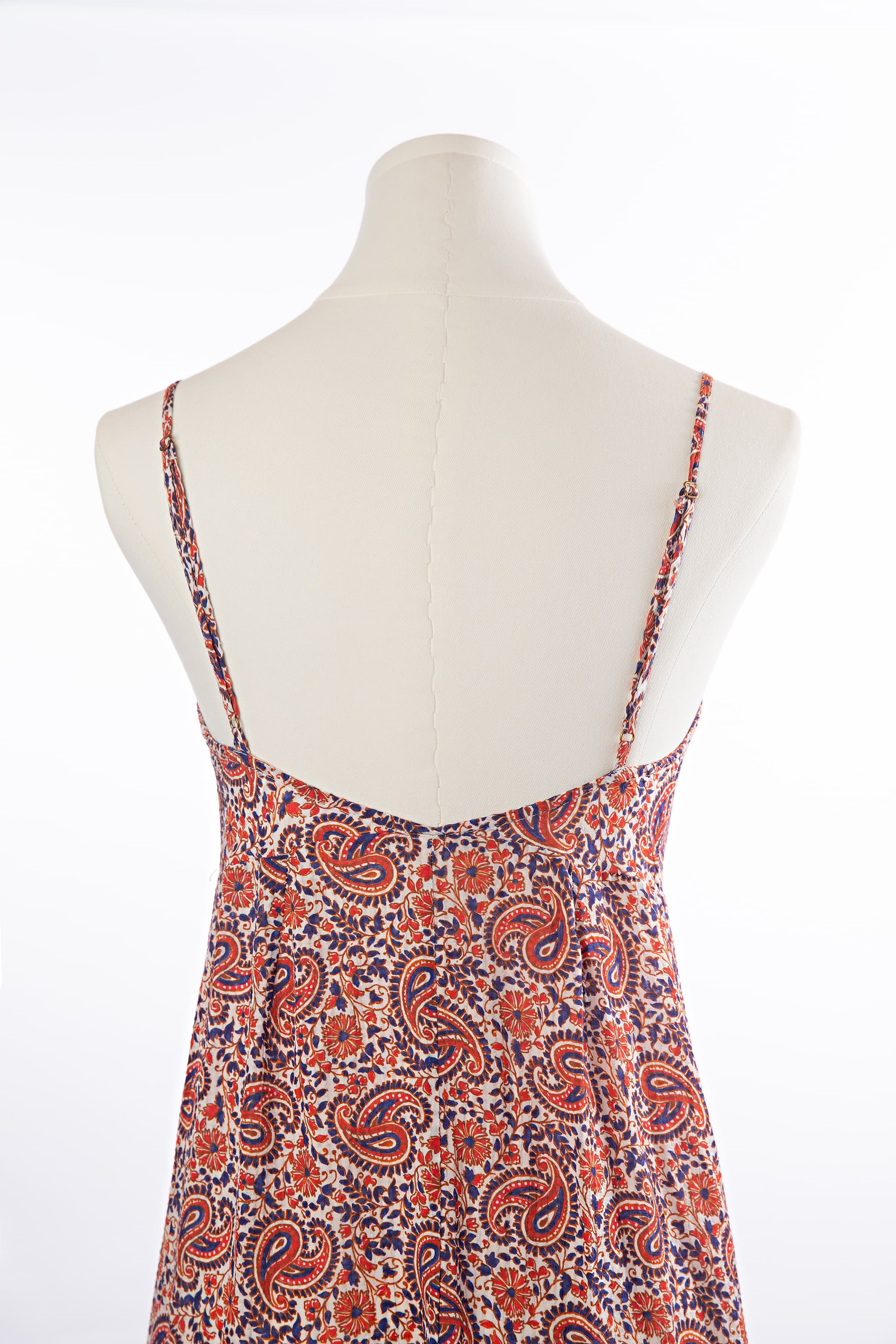 Veronica Beard Paisley Tie-Front Midi Dress