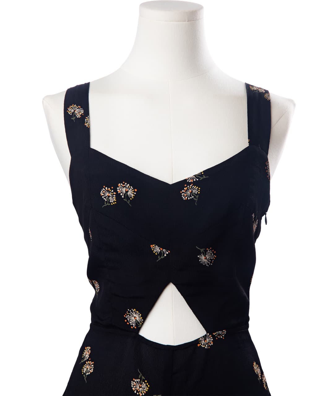 Reformation Floral Cutout Romper