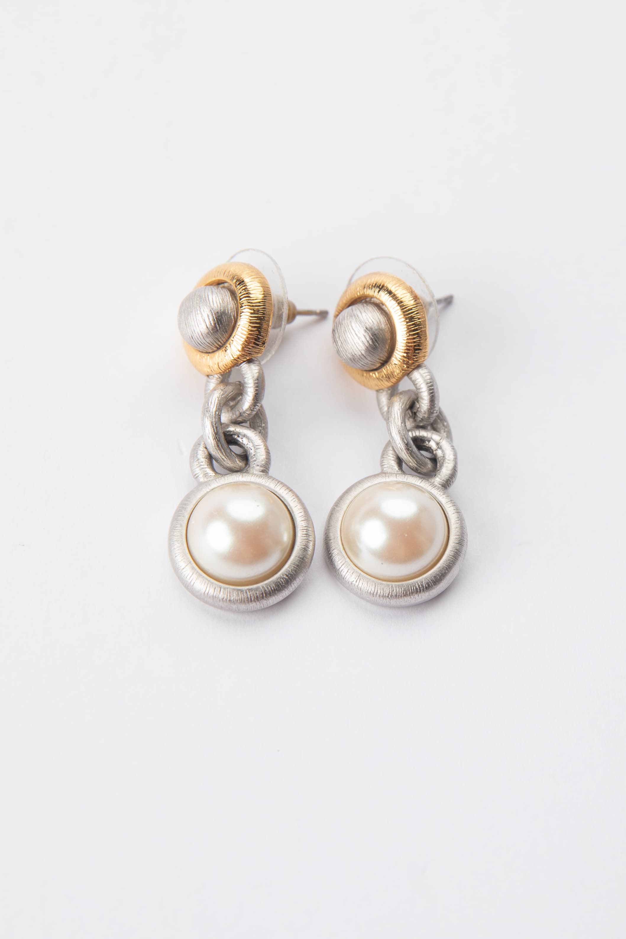 Vintage Monet Pearl Drop Earrings