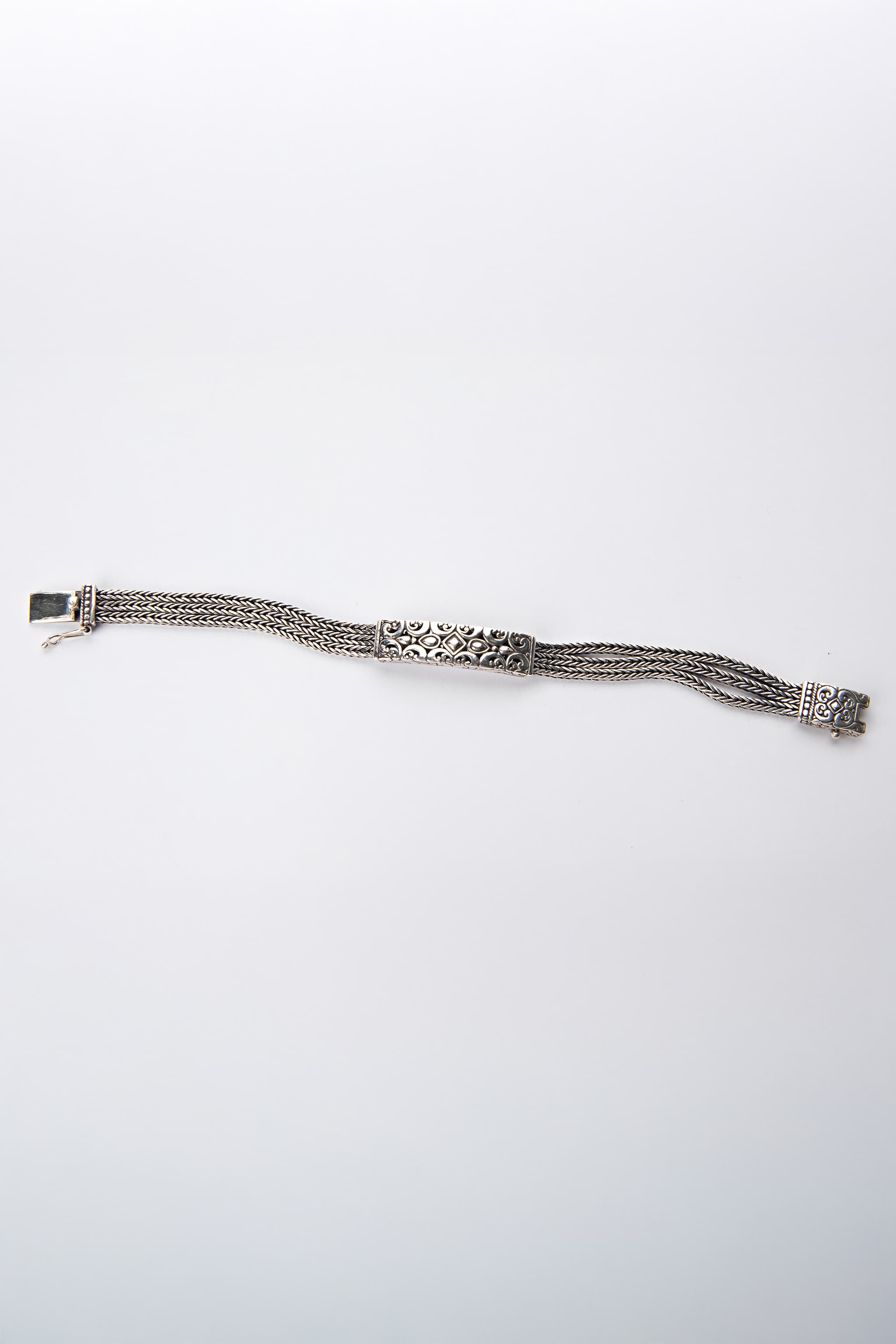 Balinese Sterling Silver Multi-Strand Bracelet
