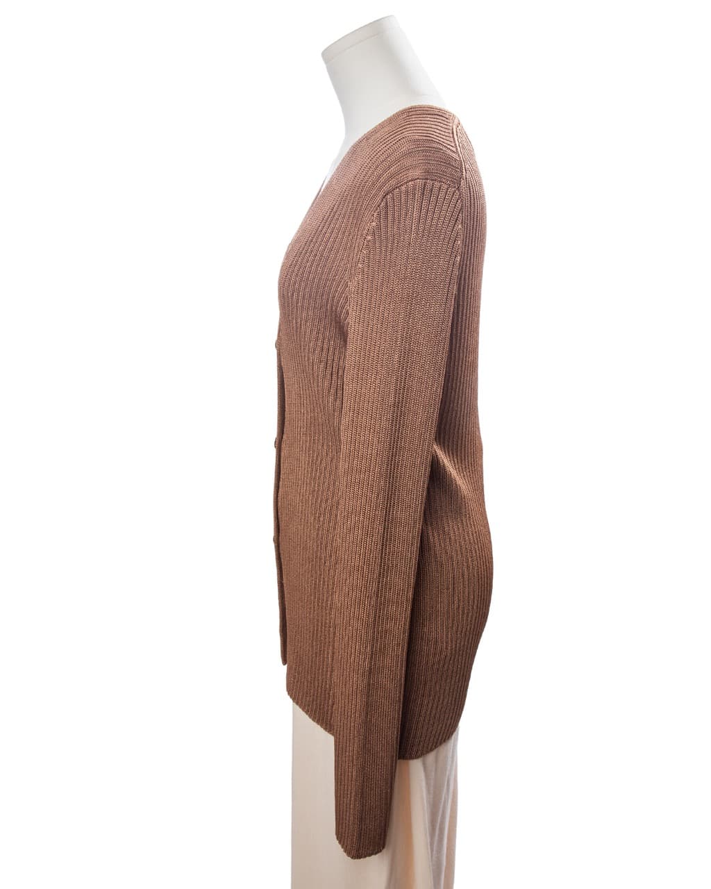 Vince Ribbed Knit Cardigan