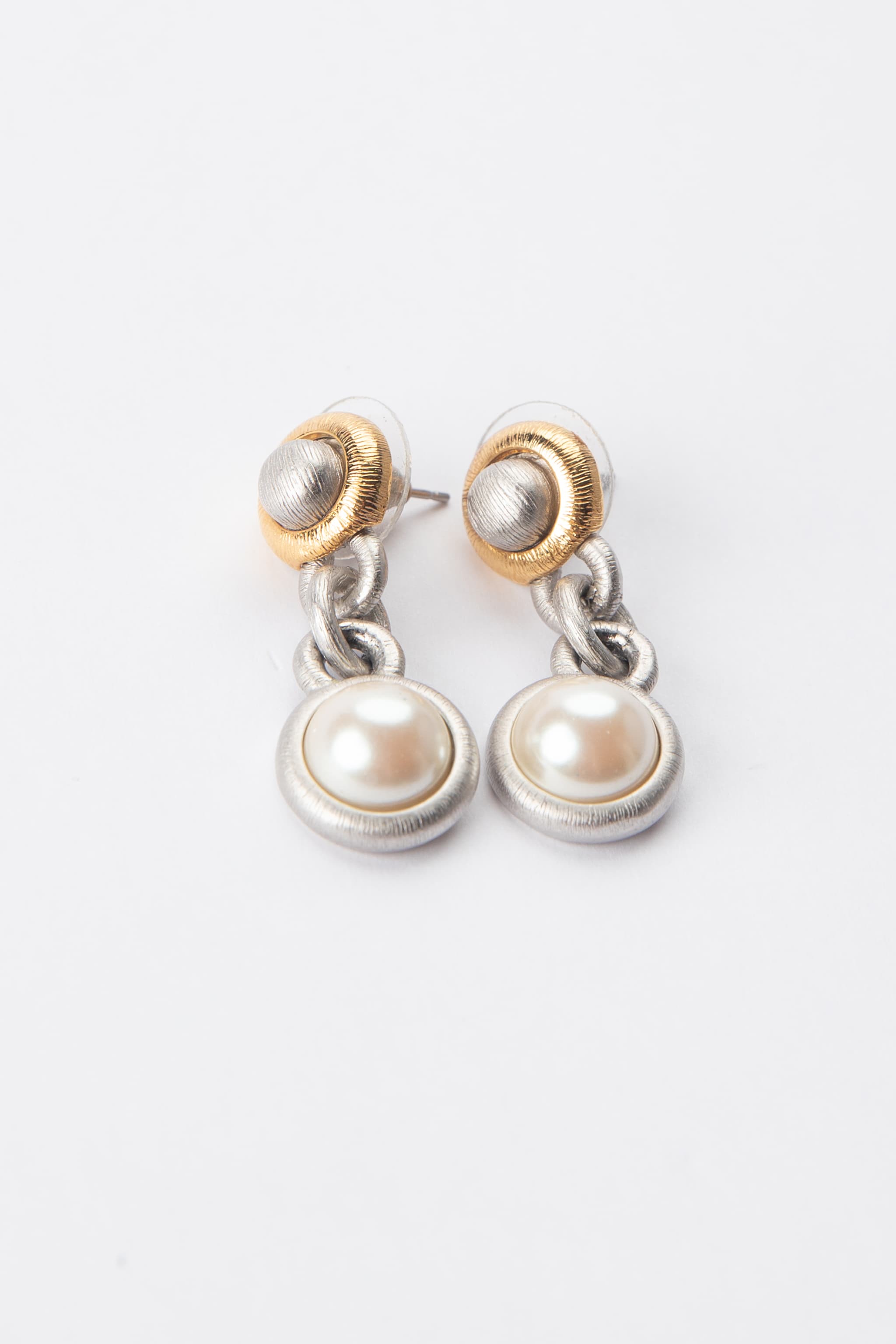 Vintage Monet Pearl Drop Earrings