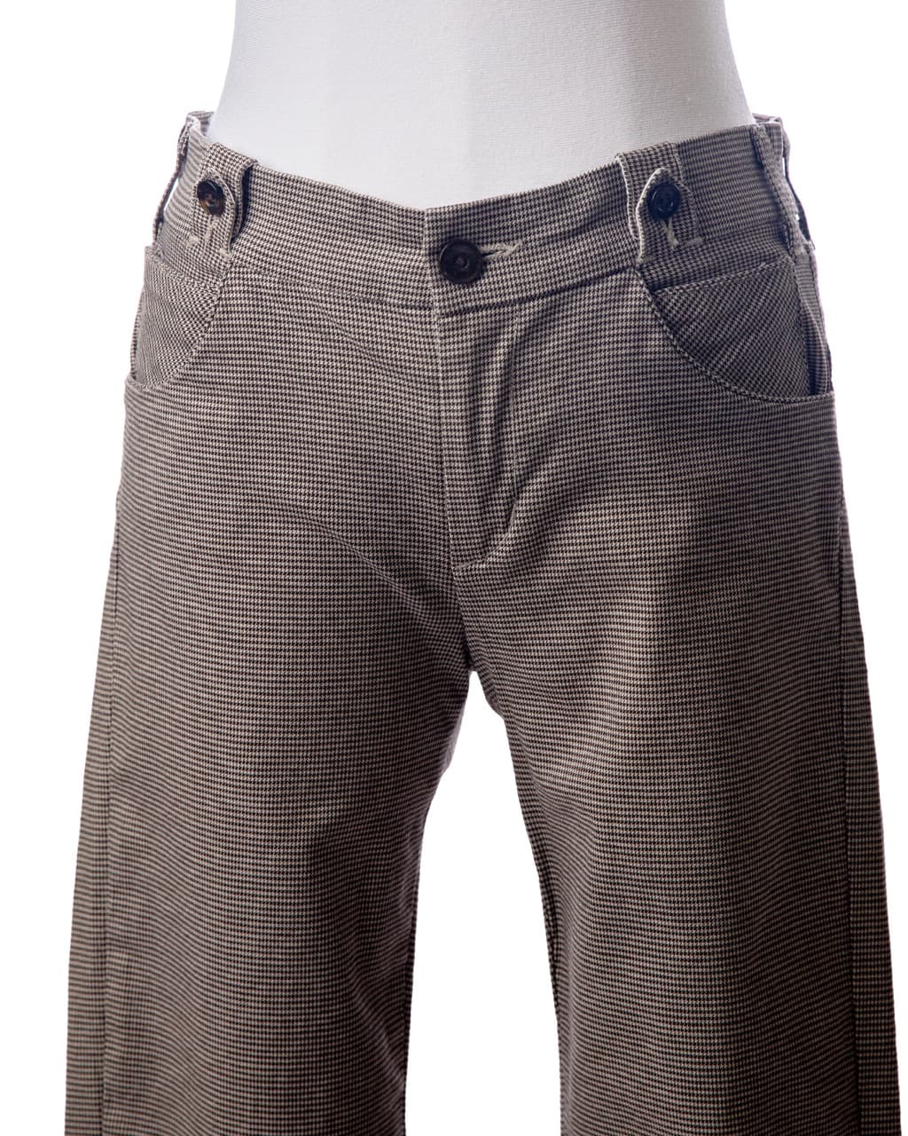 Citizens of Humanity Houndstooth Wide-Leg Trouser Jeans