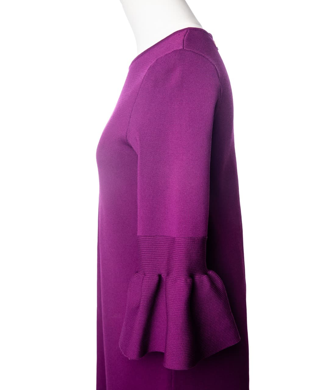 Ted Baker Magenta Bell Sleeve Knit Dress