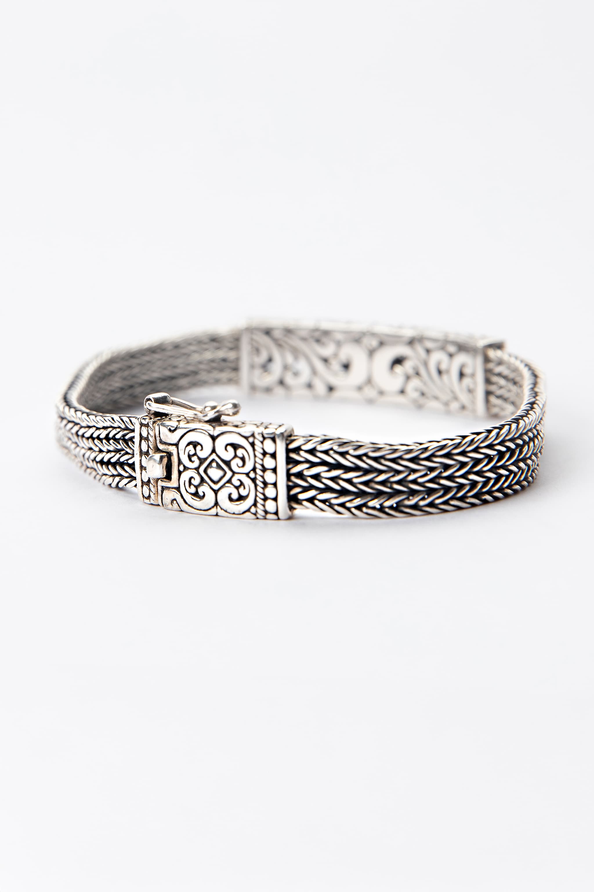 Balinese Sterling Silver Multi-Strand Bracelet
