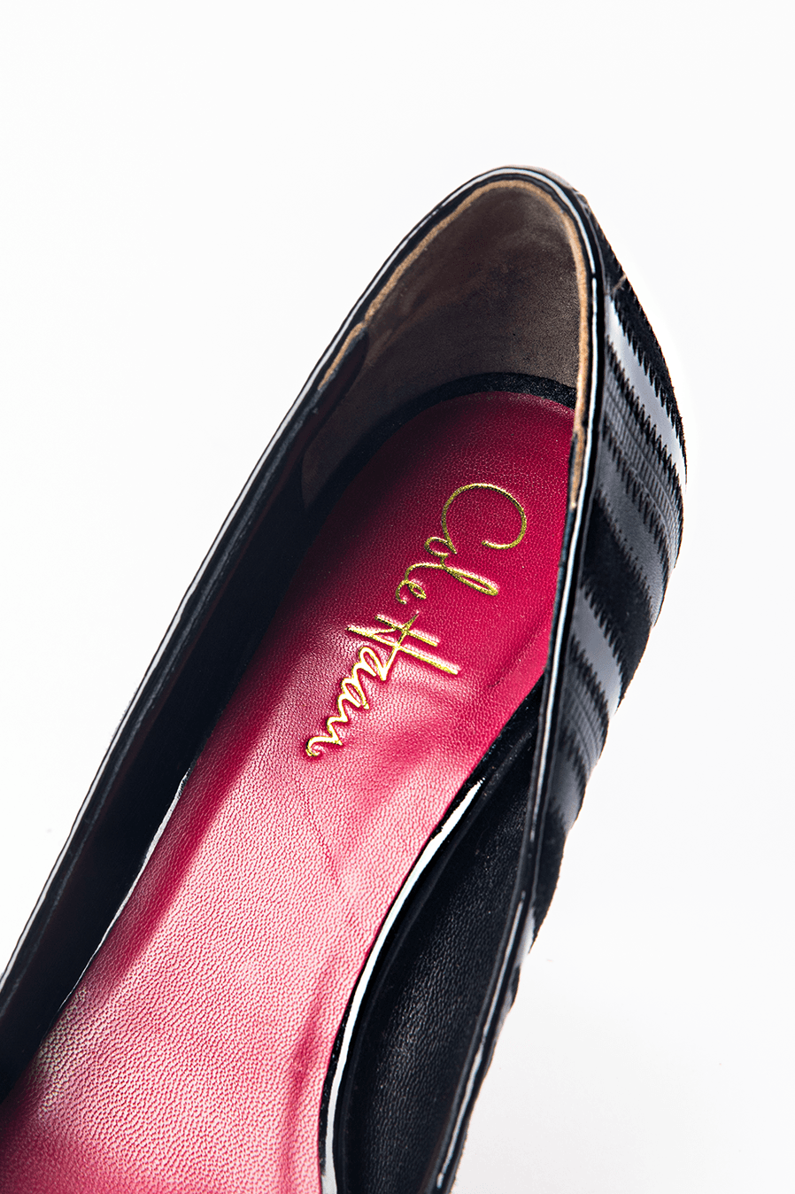 Cole Haan Nike Air Black Patent Leather Pumps