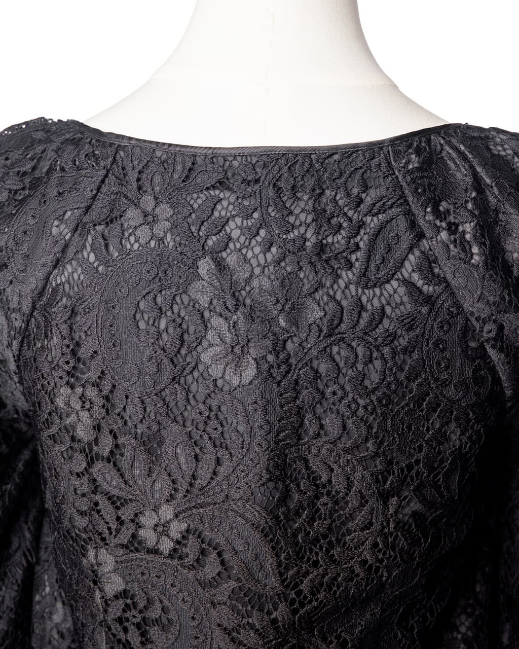 Leifsdottir Black Lace Shift Dress