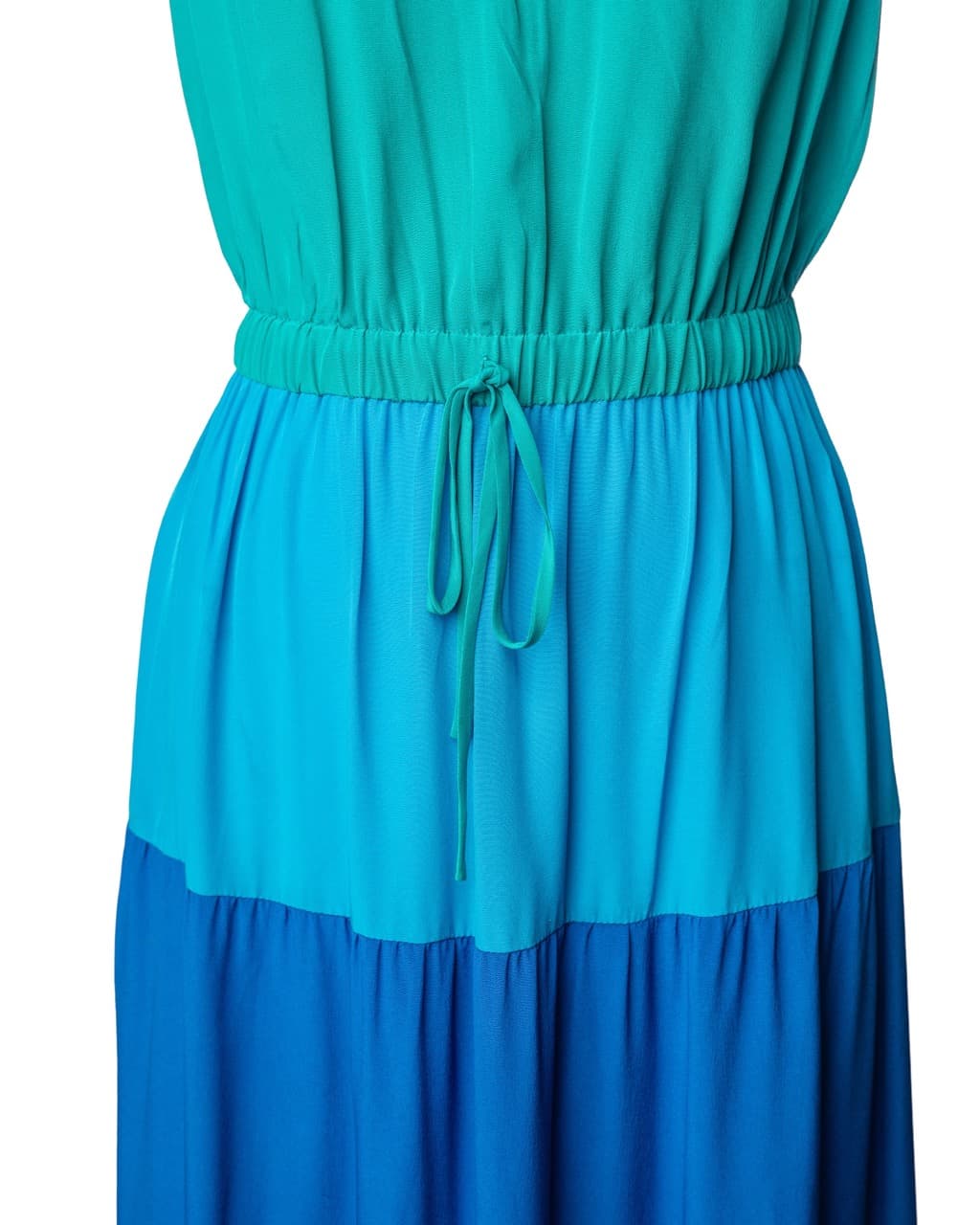Twelfth Street by Cynthia Vincent Fifika Silk Colorblock Maxi Dress