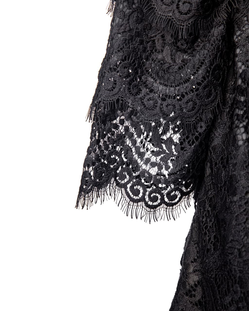 Leifsdottir Black Lace Shift Dress