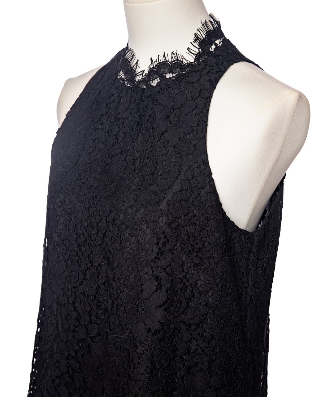 Joie Black Lace Halter Shift Dress