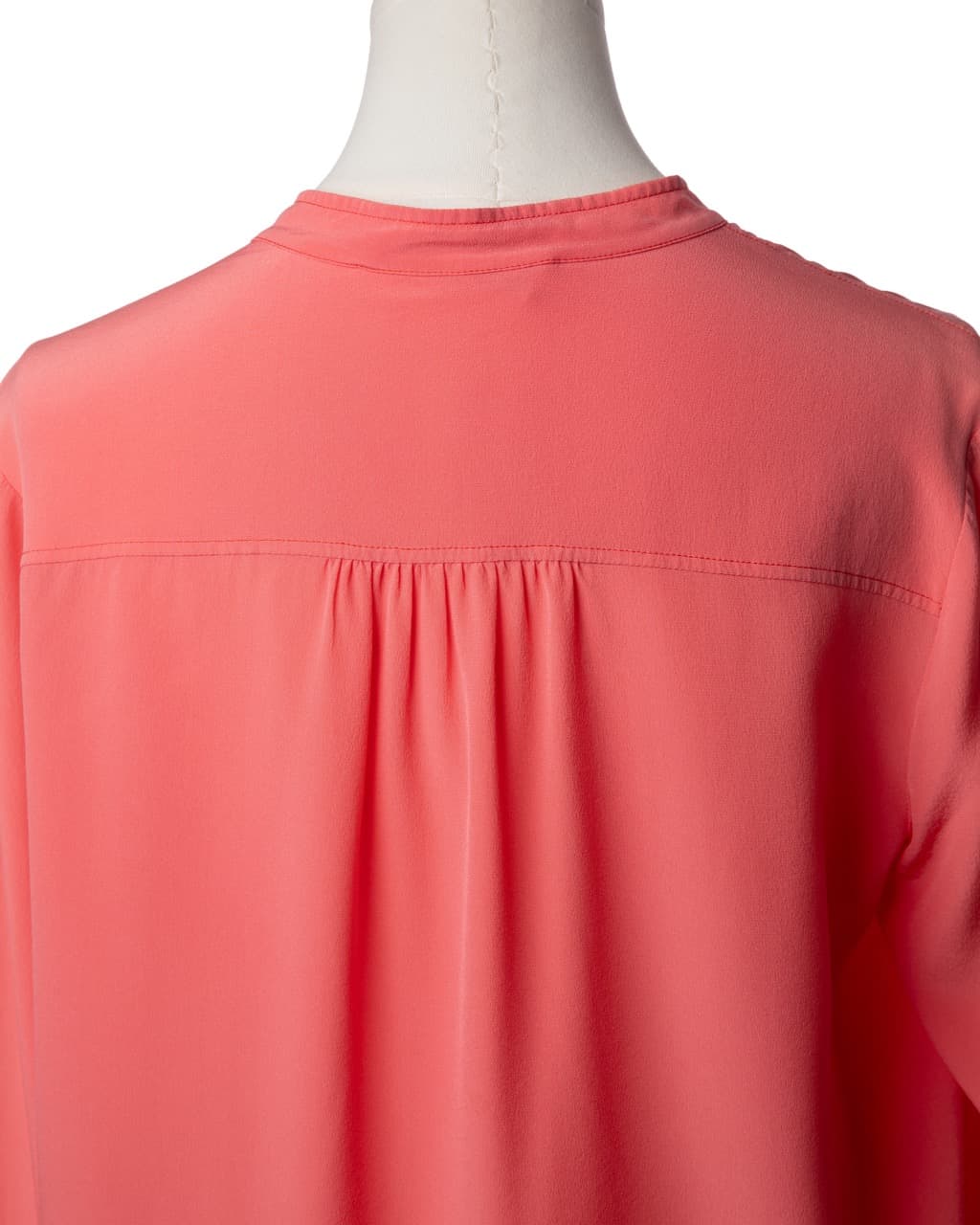 Stella McCartney Coral Silk Utility Blouse