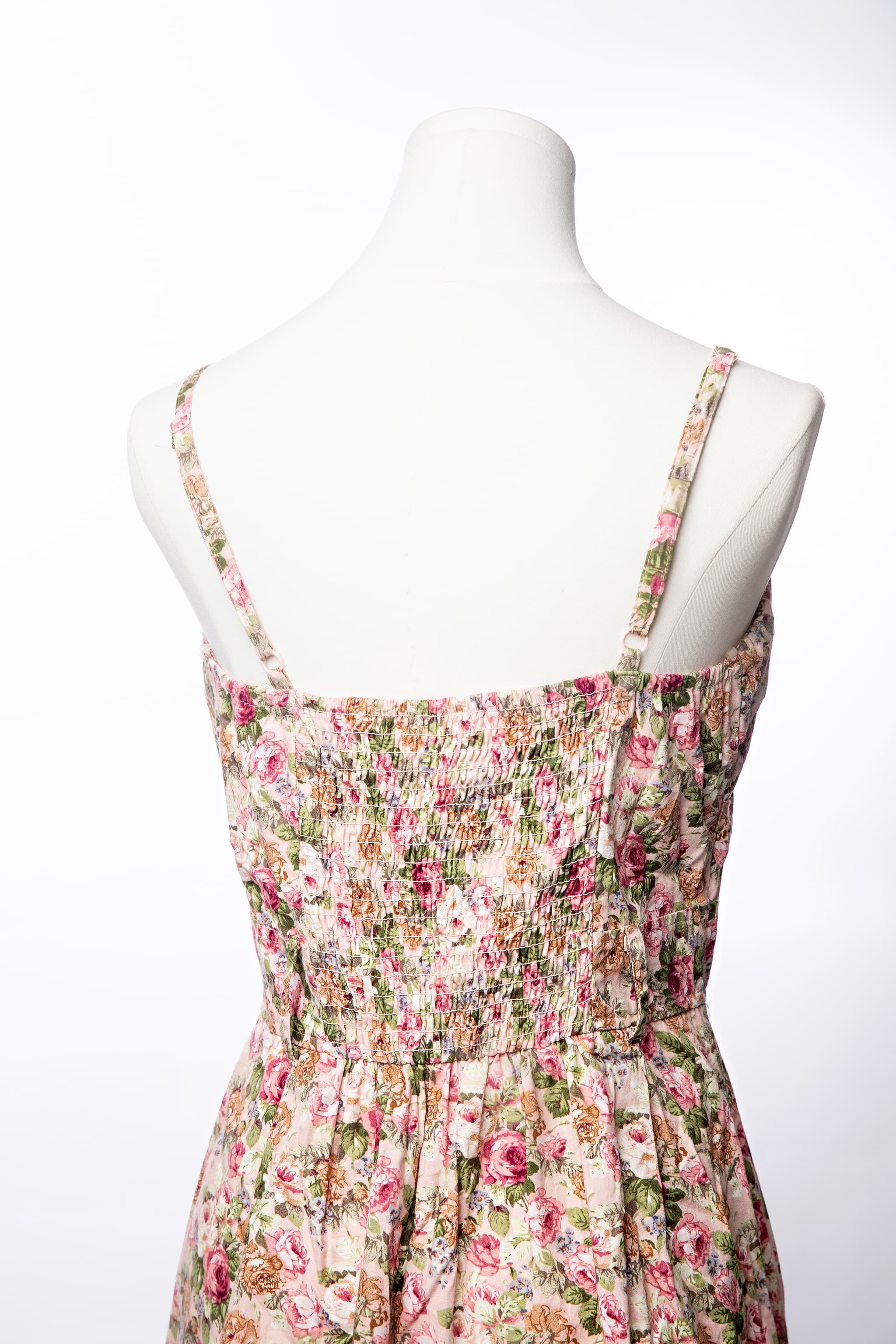 Poetry Rose Floral Button-Front Sweetheart Mini Dress
