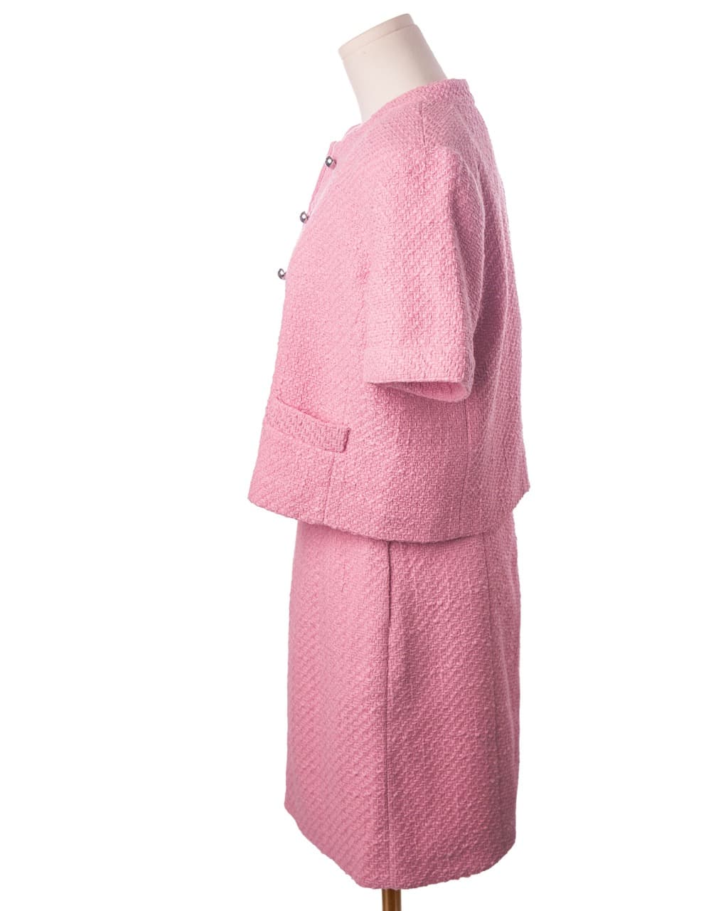 Derek Lam 10 Crosby Farah & Grace Pink Tweed Dress and Jacket Set