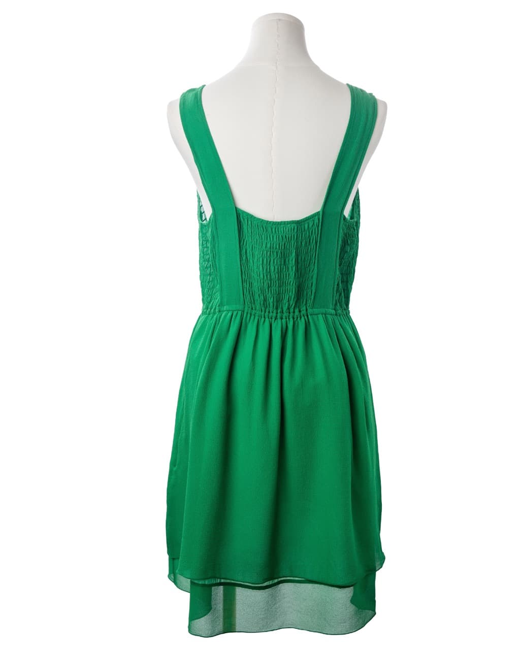 Marc by Marc Jacobs Emerald Silk Textured Sleeveless Dress