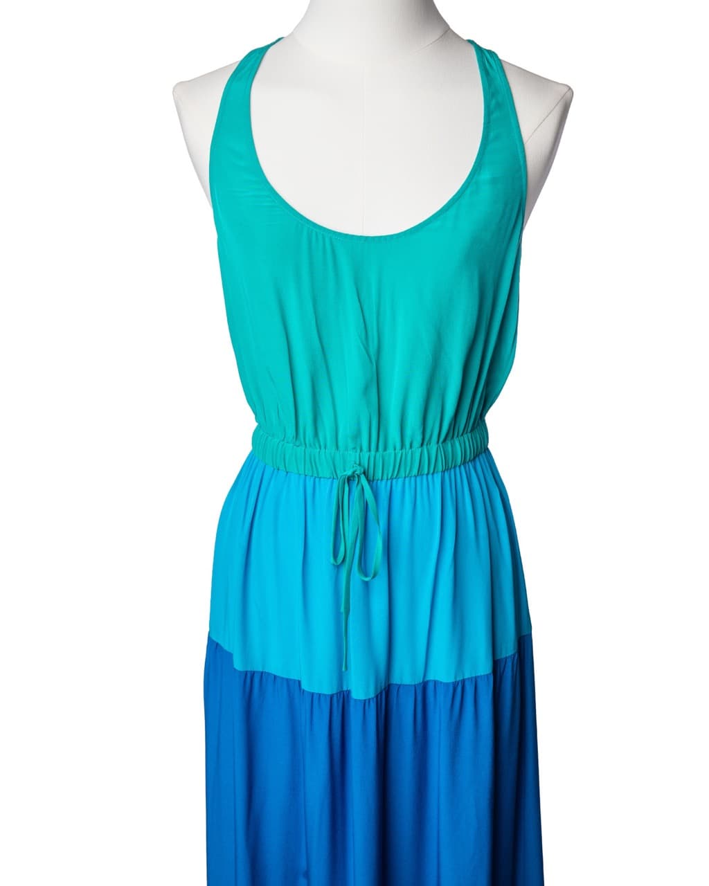 Twelfth Street by Cynthia Vincent Fifika Silk Colorblock Maxi Dress
