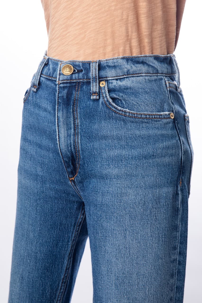 Rag & Bone Wren High-Rise Slim Straight Jeans