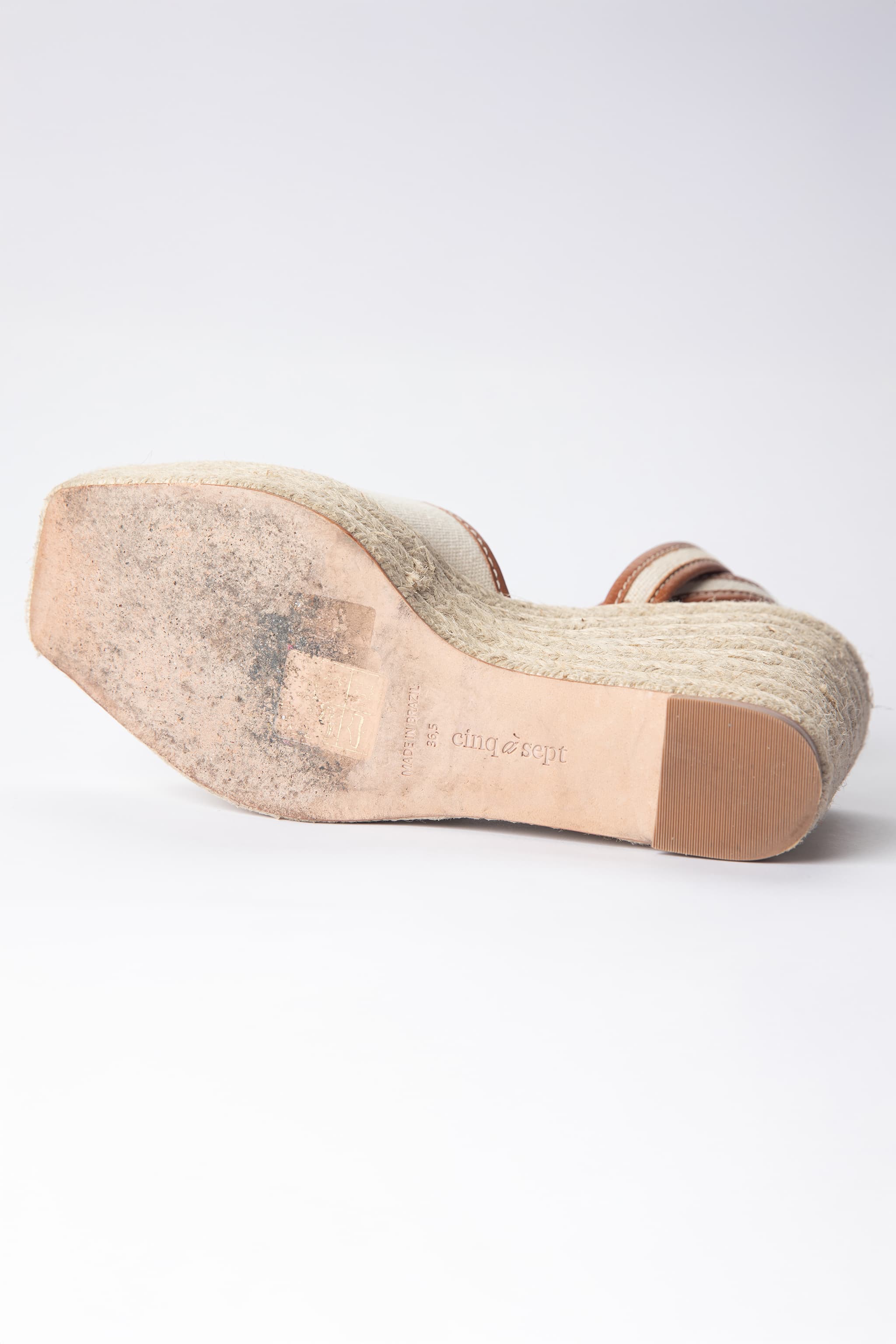 Cinq à Sept “Amour” Espadrille Wedge Sandals