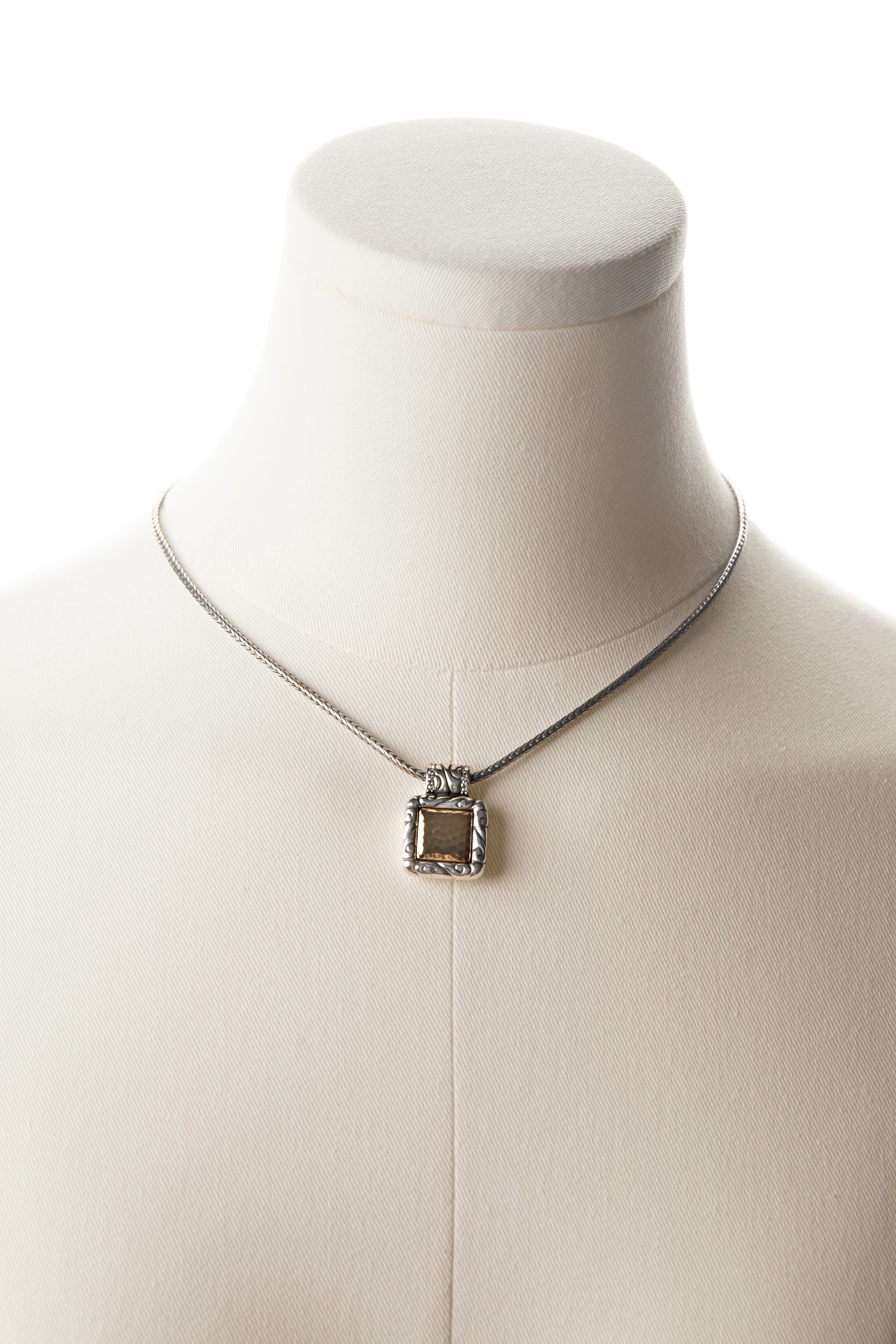 Brighton Reversible Mixed Metal Pendant Necklace