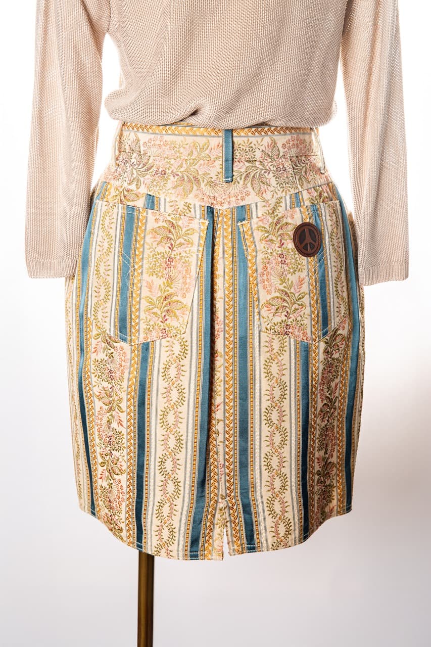 Moschino Italian Tapestry Skirt