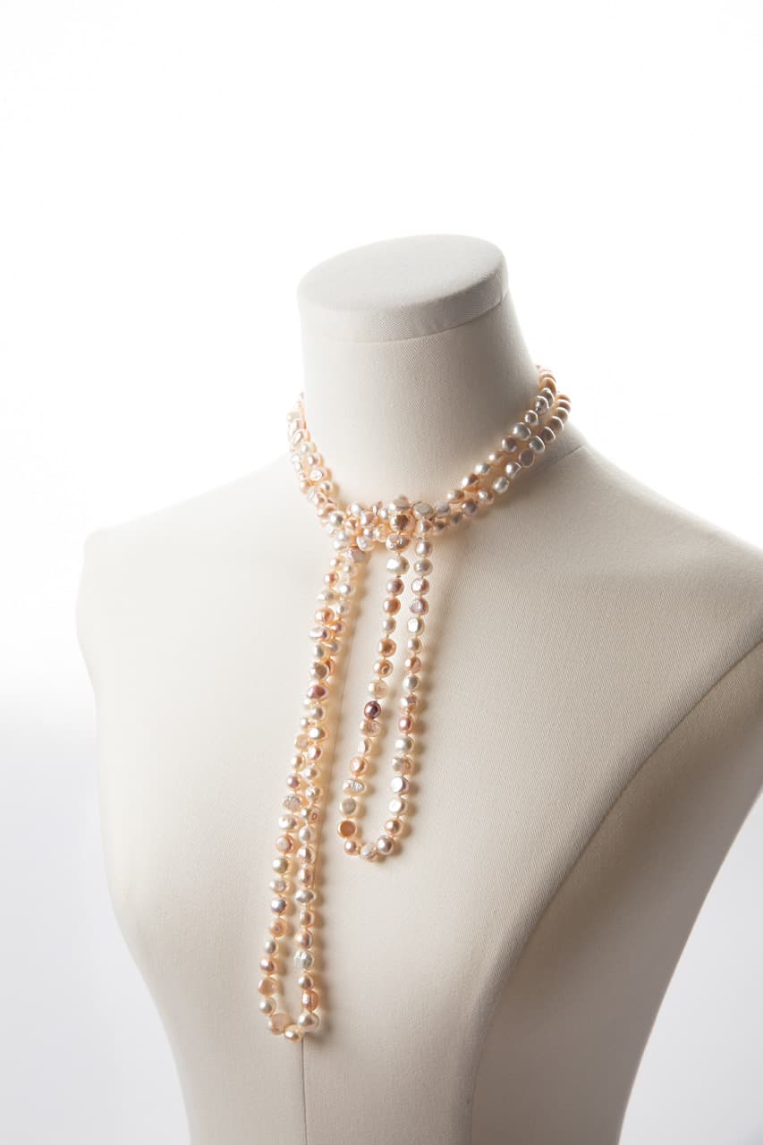 Blush Baroque Freshwater Pearl Convertible Necklace
