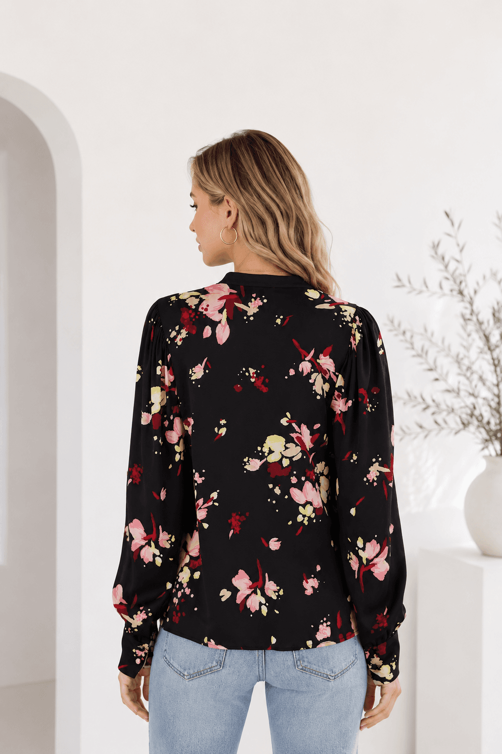 A.L.C. Rivera Floral Silk Blouse