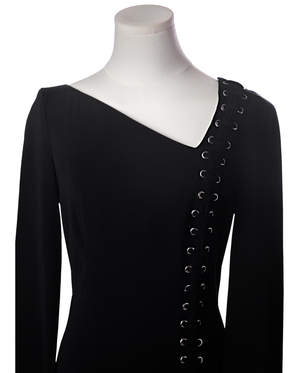 A.L.C. Lace-Up Long Sleeve Mini Dress