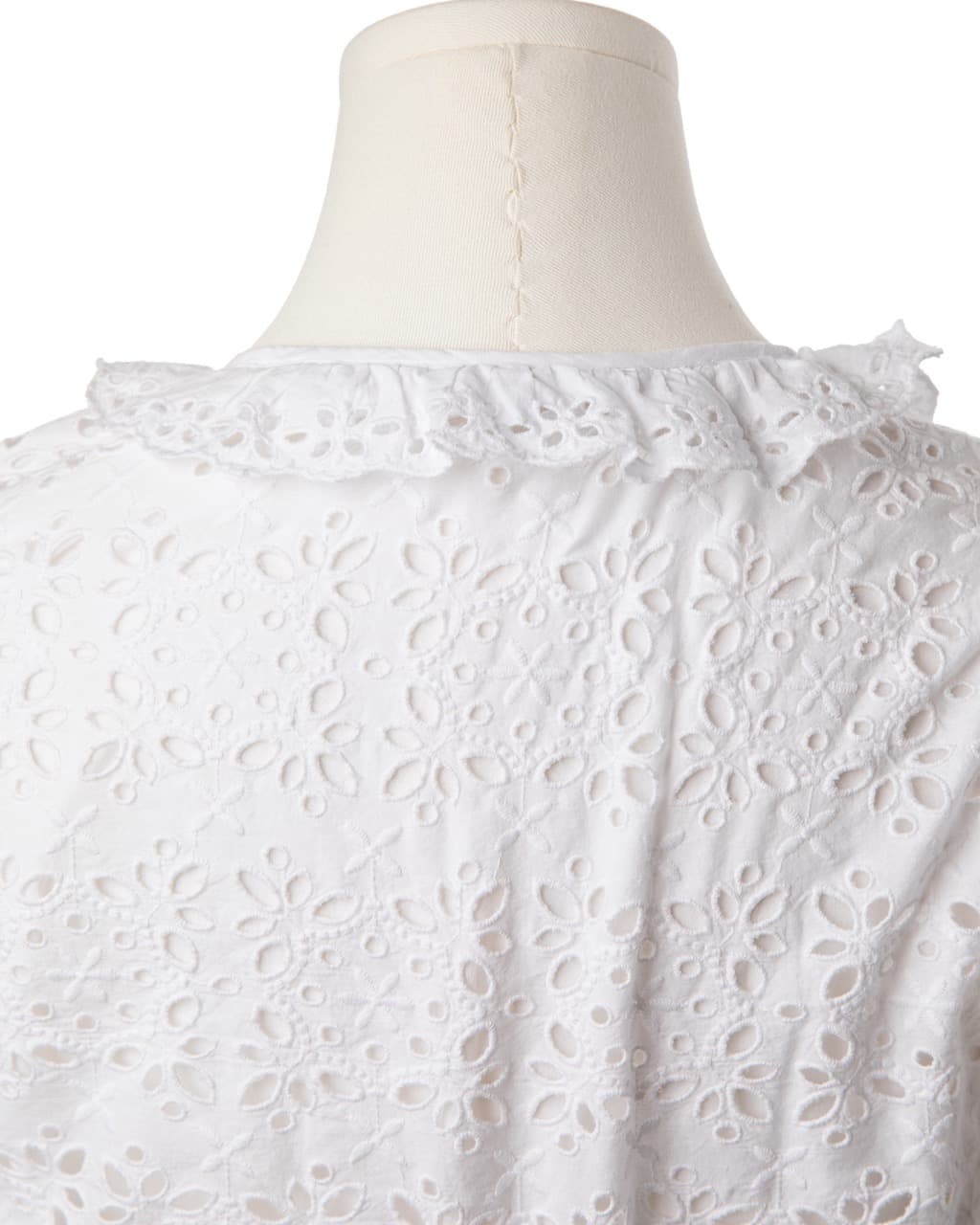 Veronica Beard Julia White Eyelet Belted Wrap Mini Dress