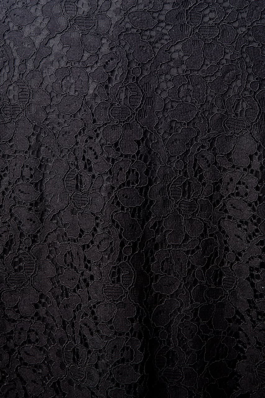 Catherine Malandrino Black Floral Lace Bell Sleeve Blouse- New with Tags