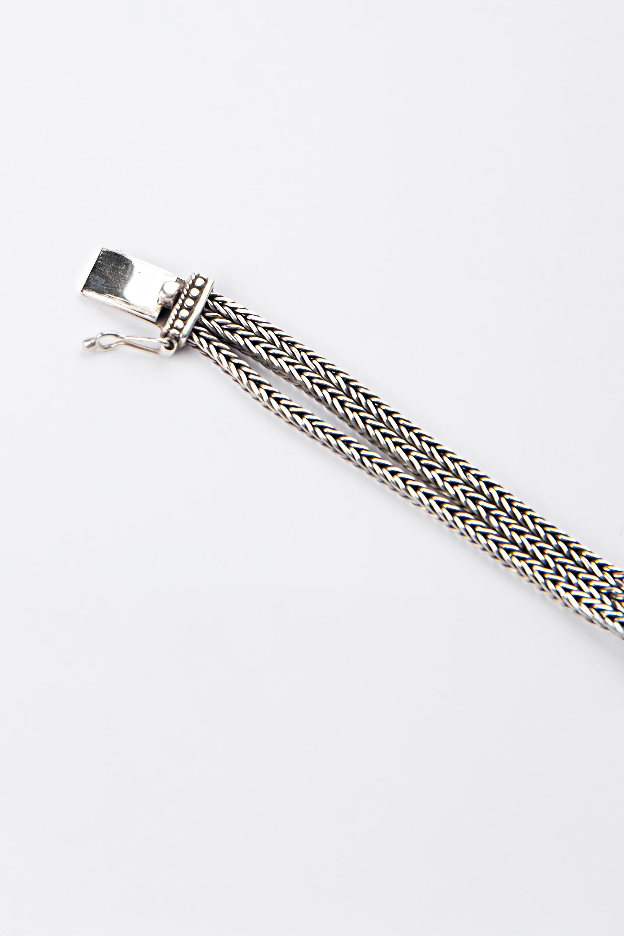 Balinese Sterling Silver Multi-Strand Bracelet