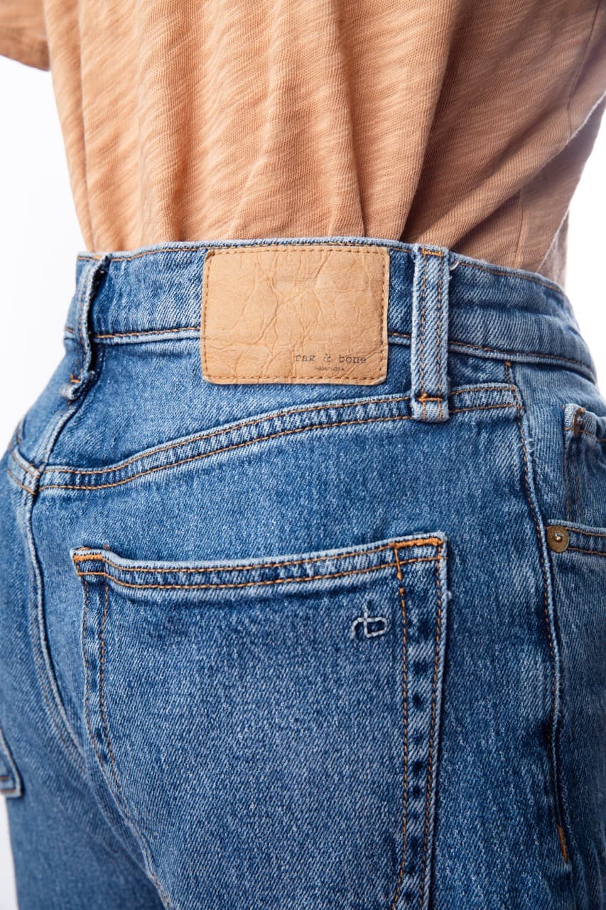 Rag & Bone Wren High-Rise Slim Straight Jeans