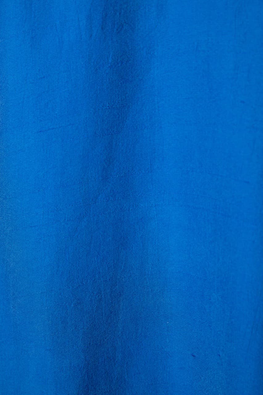 Eileen Fisher Cobalt Blue 100% Silk Tunic Blouse