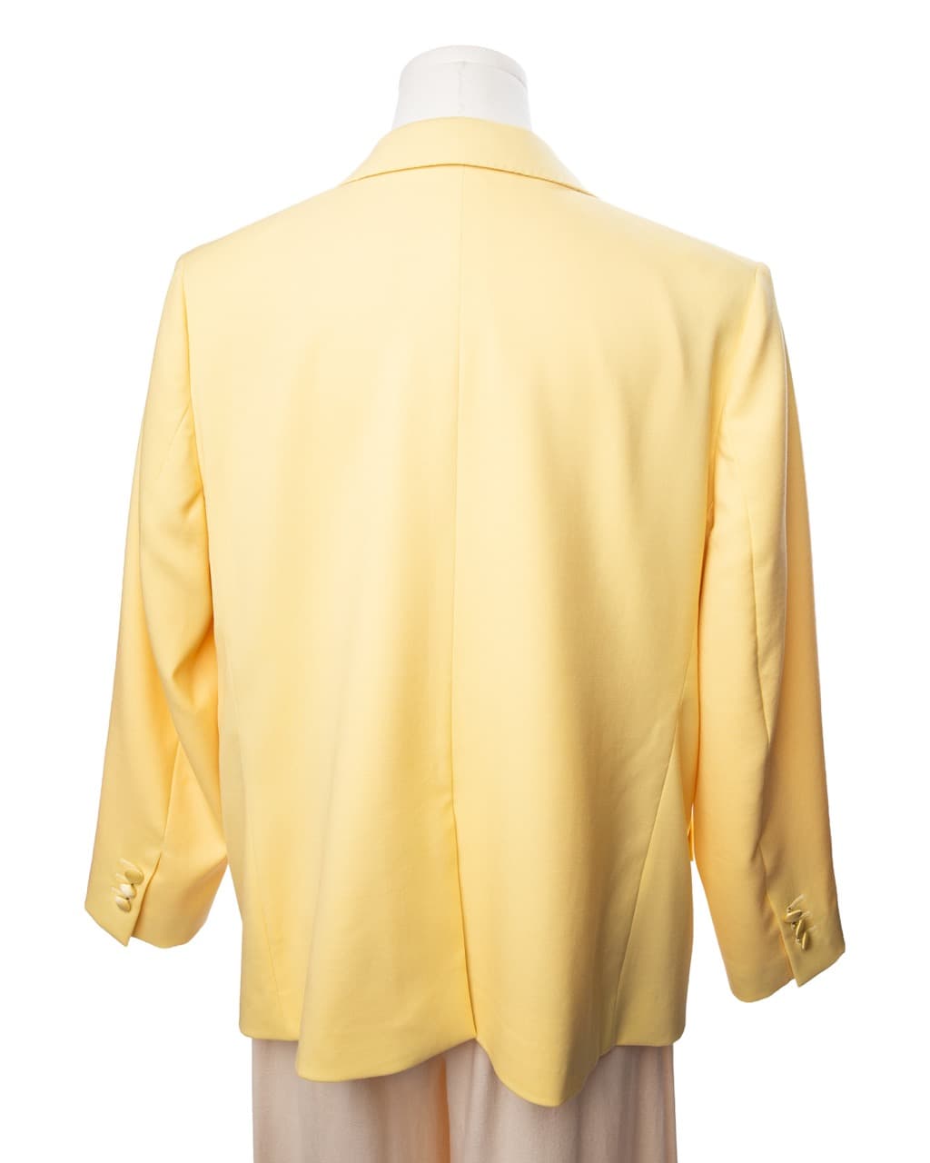 St. John Collection Wool Satin-Lapel Blazer