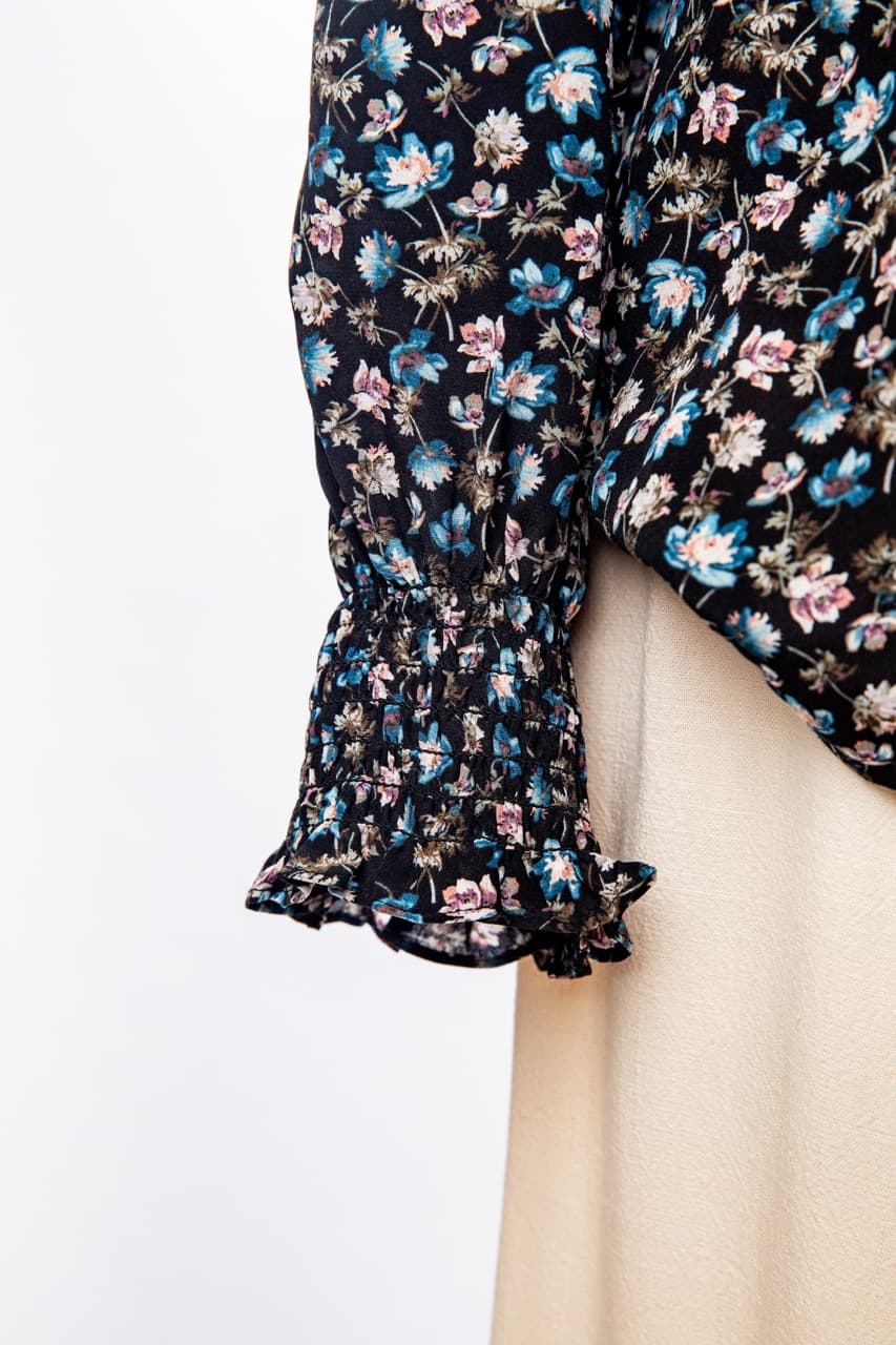 Rebecca Taylor Silk Floral Blouse