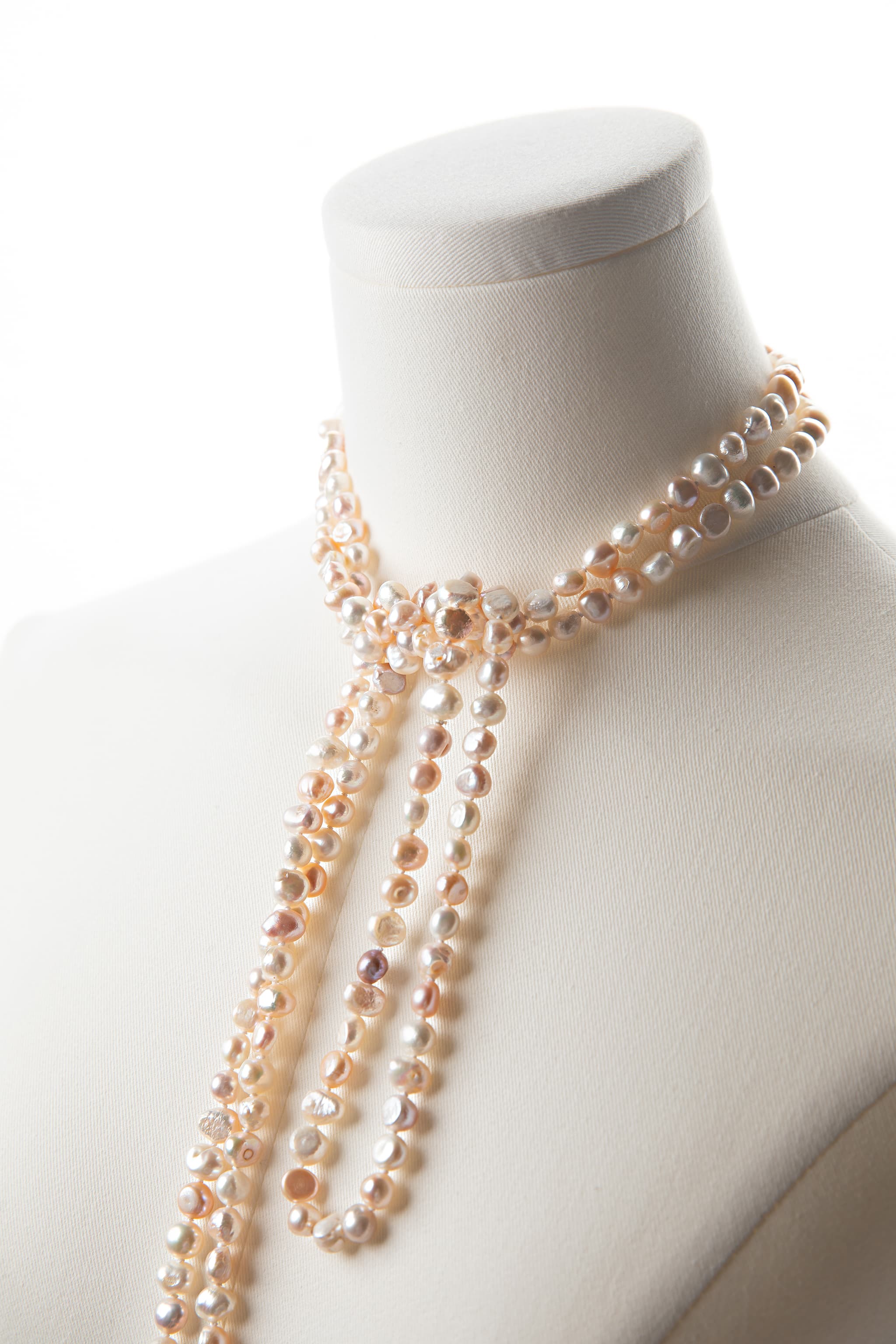 Blush Baroque Freshwater Pearl Convertible Necklace