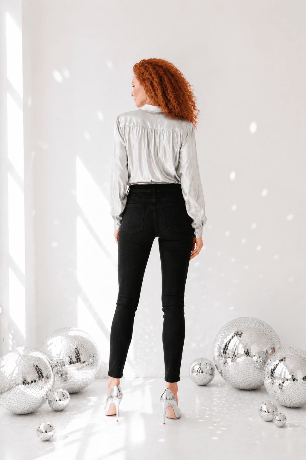 Veronica Beard Rhinestone Button Fly Skinny Jeans