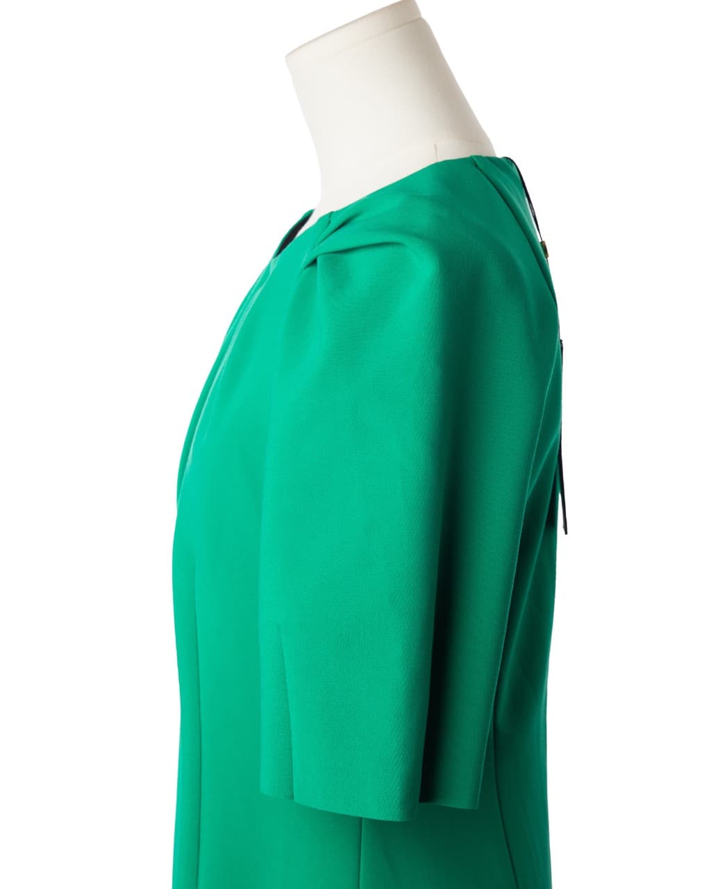 Kobi Halperin Green Pleated Shift Dress NWT