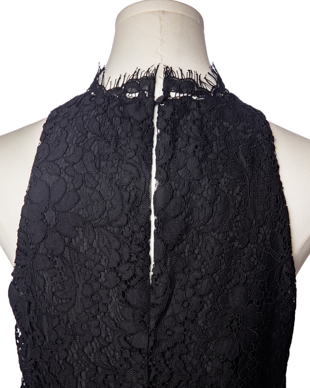 Joie Black Lace Halter Shift Dress