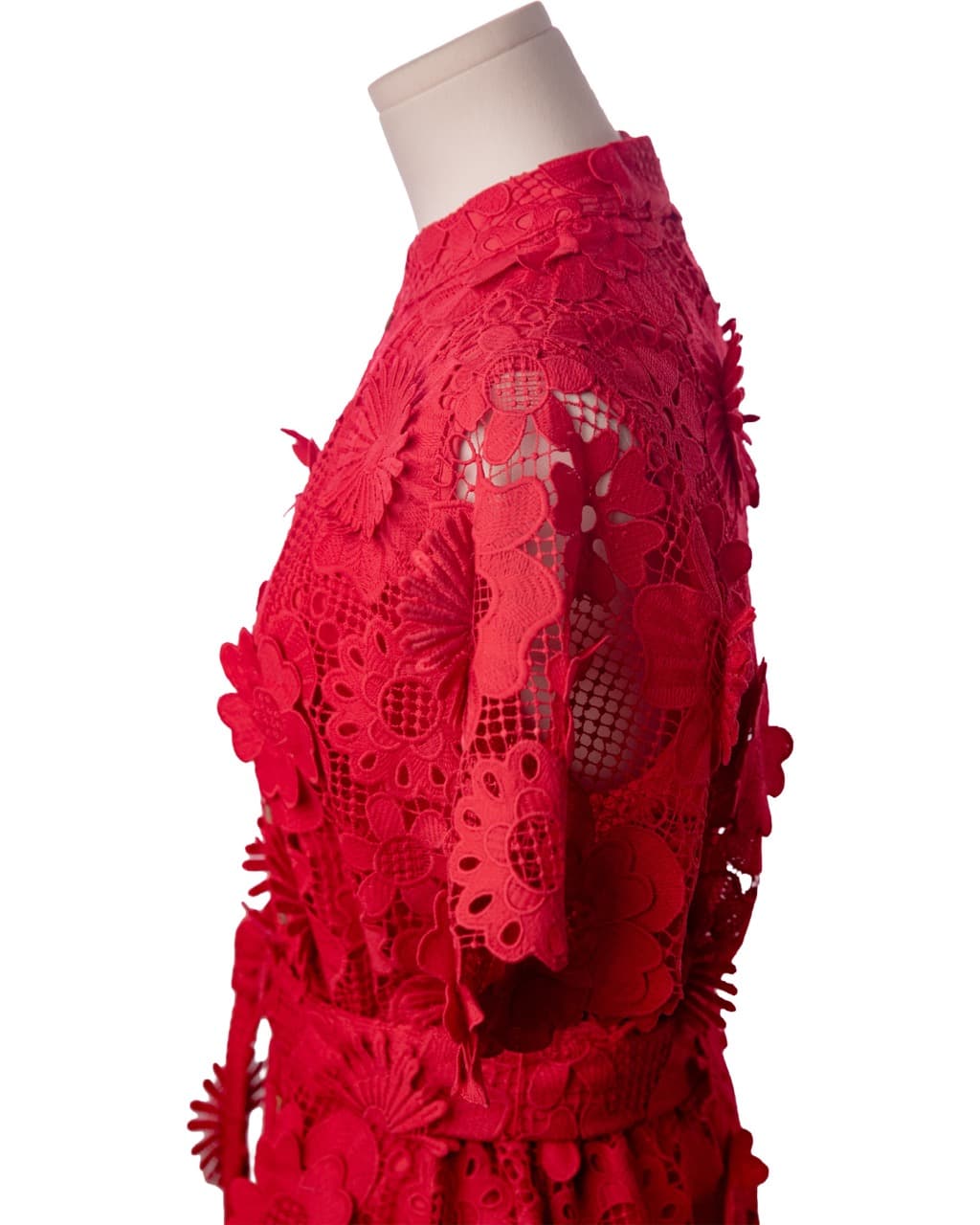 J.Marie Seraphina Floral Lace Belted Romper
